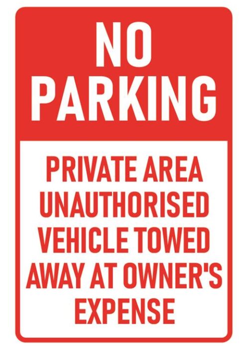 Parking Sign - 02BD-G0108 - Private Area