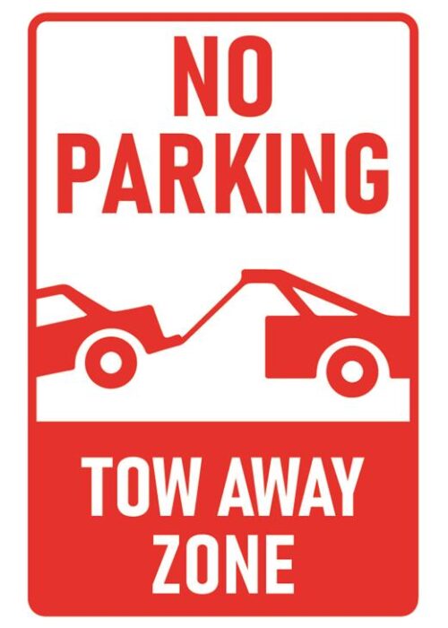 Parking Sign - 02BD-G0109 - Tow Away Zone