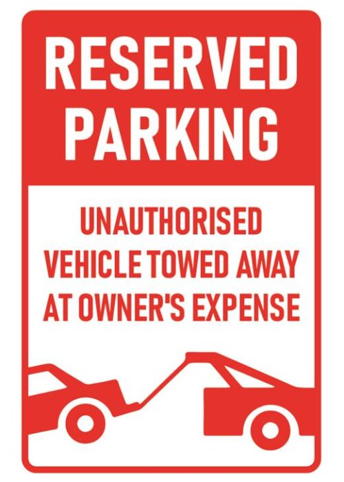 Parking Sign - 02BD-G0110 - Tow Away