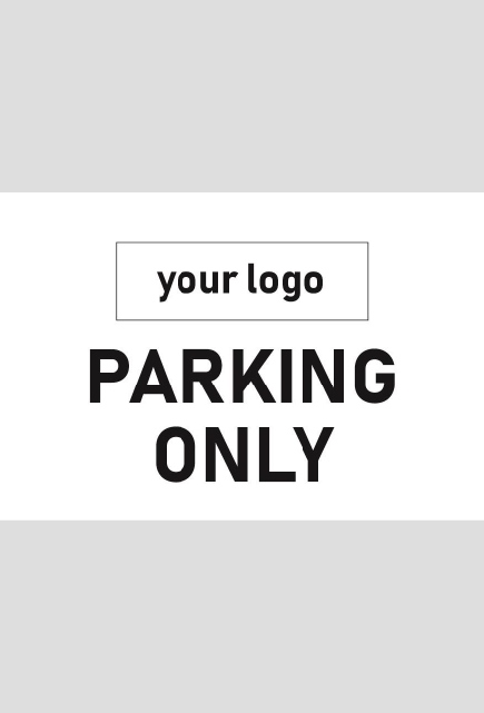 Parking Sign - 02BD-Y0103 - Company Parking - Custom Logo